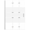 Folding Shower Enclosure ESG 100x140 cm White