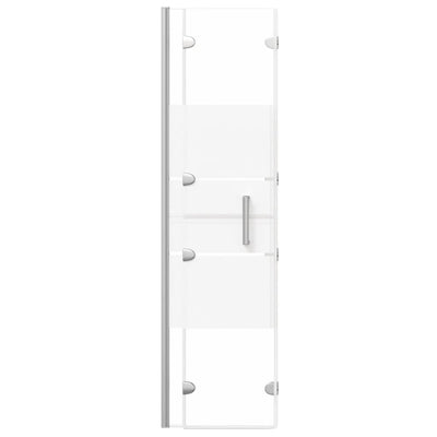 Folding Shower Enclosure ESG 100x140 cm White