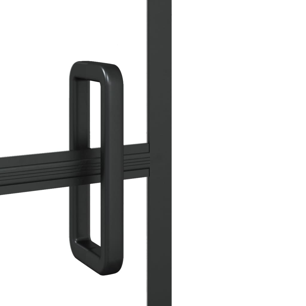 Folding Shower Enclosure ESG 31.5"x55.1" Black