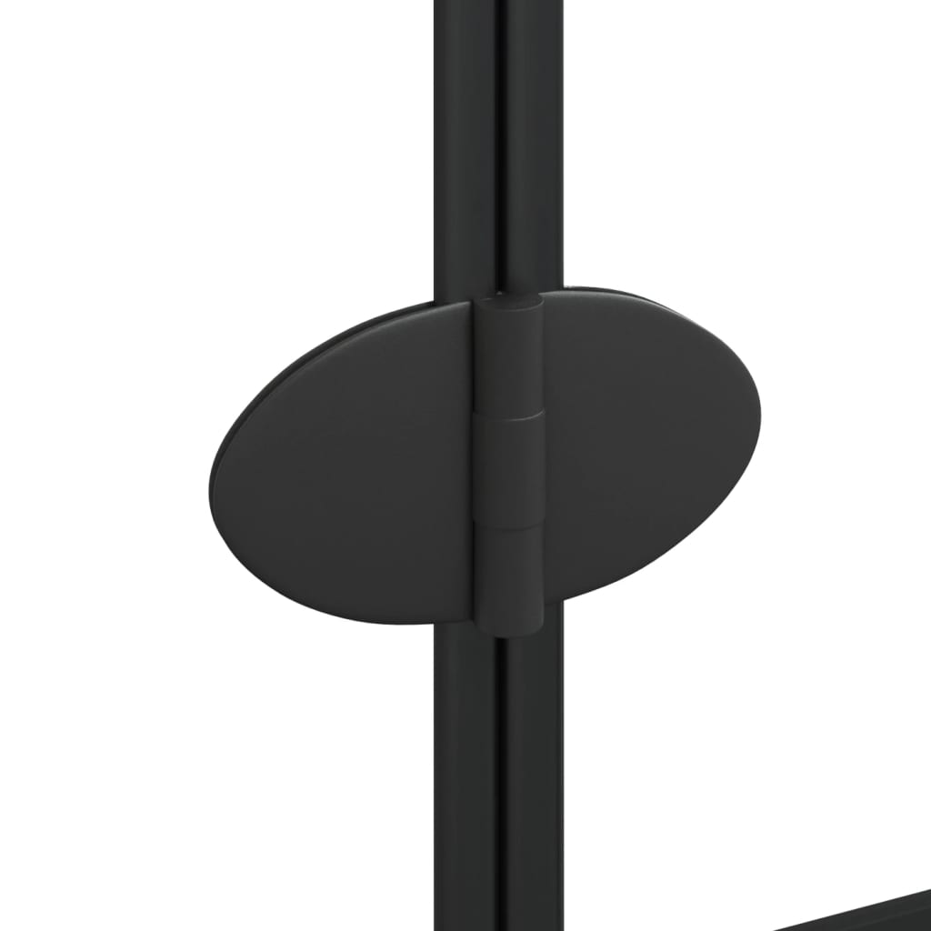 Folding Shower Enclosure ESG 47.2"x55.1" Black