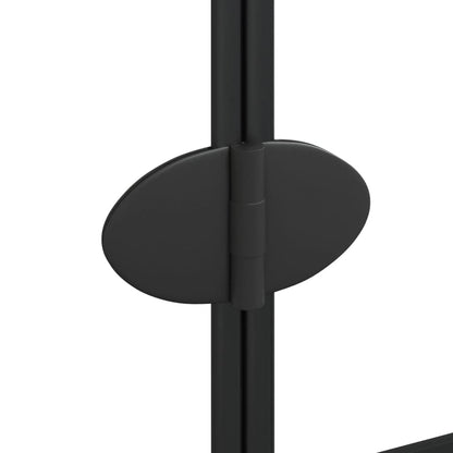 Folding Shower Enclosure ESG 47.2"x55.1" Black