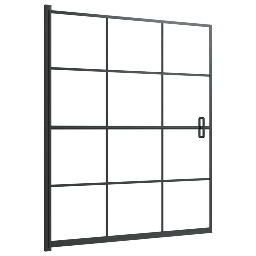 Shower Enclosure ESG 45.7"x55.1" Black