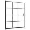 Shower Enclosure ESG 116x140 cm Black