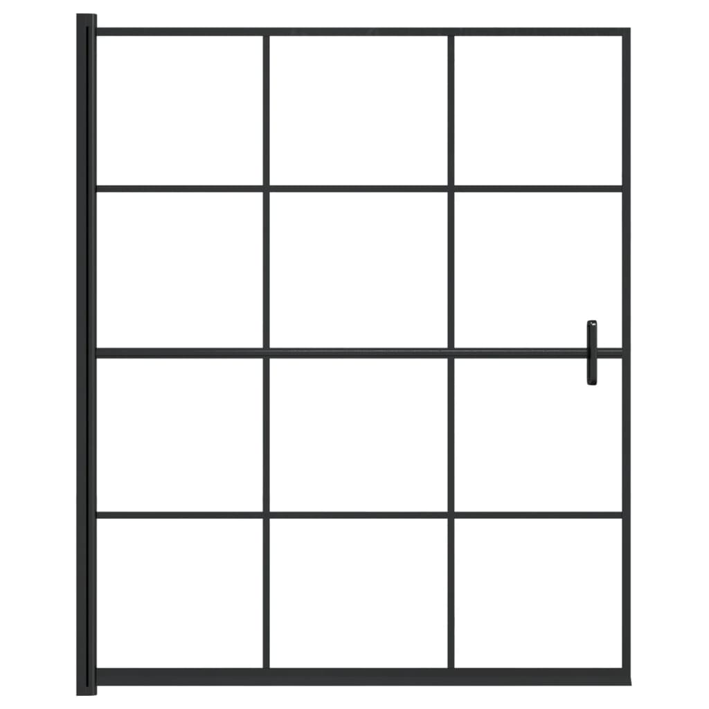 Shower Enclosure ESG 45.7"x55.1" Black