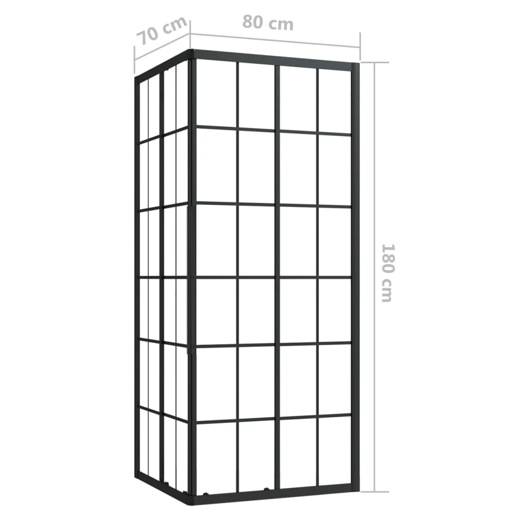 Shower Cabin ESG 31.5"x27.6"x70.9