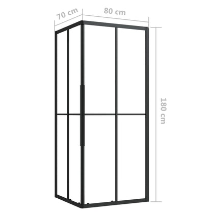 Shower Cabin ESG 31.5"x27.6"x70.9