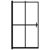 Folding Shower Enclosure ESG 80x140 cm Black