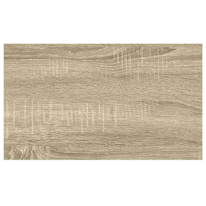 Floating Wall Shelf Oak and White 40x23.5x3.8 cm MDF