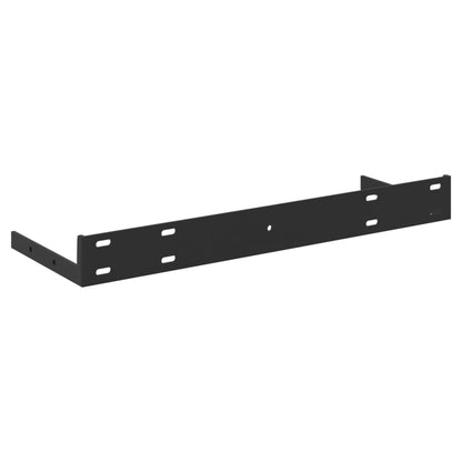 Wall Shelf Oak and White Honeycomb MDF and Metal 19.7x9.1 in