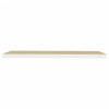 Floating Wall Shelf Oak and White 90x23.5x3.8 cm MDF