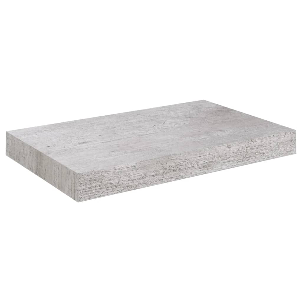 Wall Shelf Concrete grey Honeycomb MDF, metal Small Wall mounting