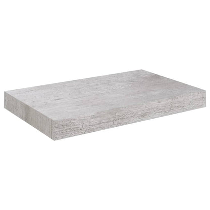 Wall Shelf Concrete grey Honeycomb MDF, metal Small Wall mounting