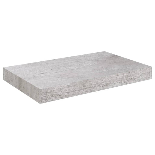 Wall Shelf Concrete grey Honeycomb MDF, metal Small Wall mounting