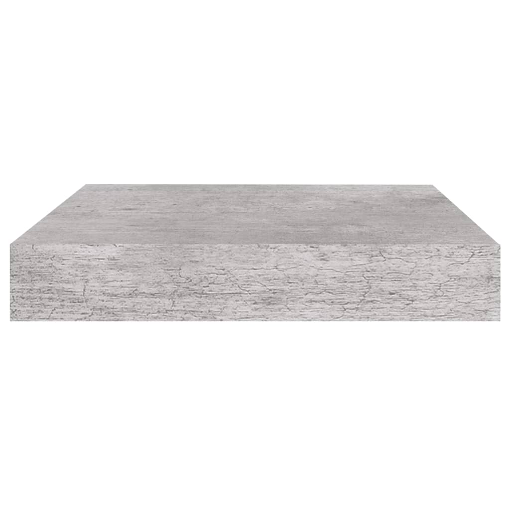 Wall Shelf Concrete grey Honeycomb MDF, metal Small Wall mounting