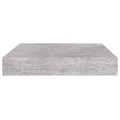 Wall Shelf Concrete grey Honeycomb MDF, metal Small Wall mounting