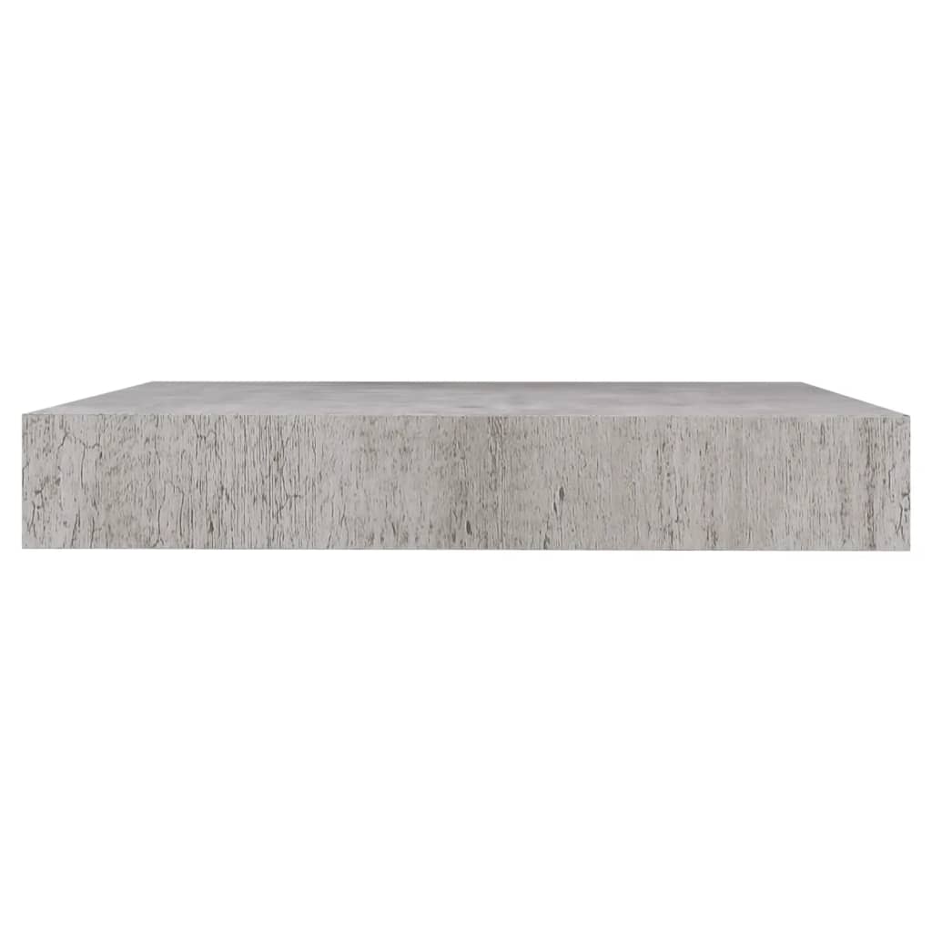 Wall Shelf Concrete grey Honeycomb MDF, metal Small Wall mounting