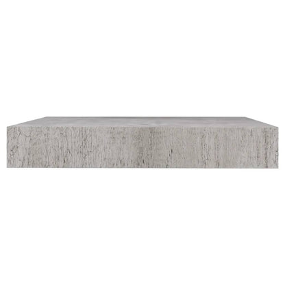 Wall Shelf Concrete grey Honeycomb MDF, metal Small Wall mounting