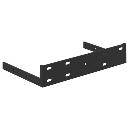 Wall Shelf Concrete grey Honeycomb MDF, metal Small Wall mounting