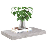 Floating Wall Shelf Concrete Grey 50x23x3.8 cm MDF