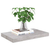 Floating Wall Shelf Concrete Grey 50x23x3.8 cm MDF