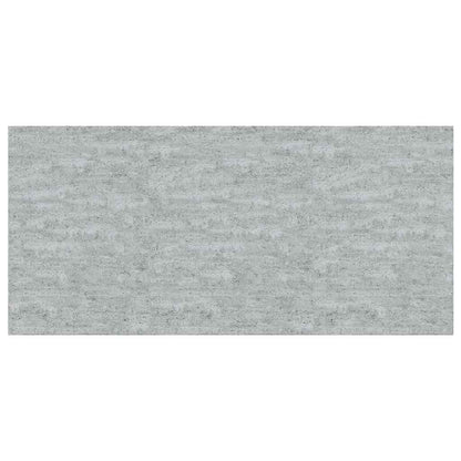 vidaXL Wall Shelf Set of 2 Concrete Grey Honeycomb MDF, Metal