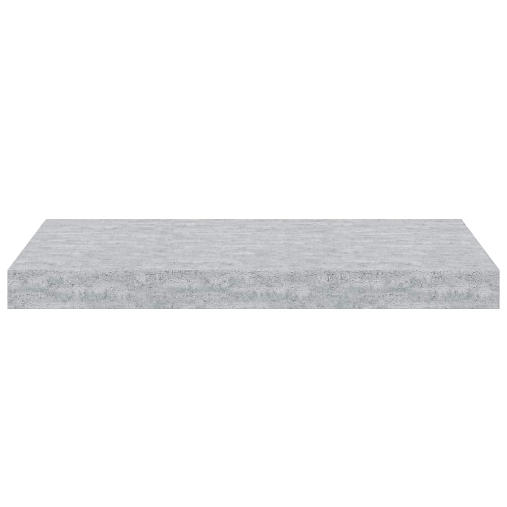 Floating Wall Shelves 4 pcs Concrete Grey 50x23x3.8 cm MDF