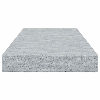 Floating Wall Shelves 4 pcs Concrete Grey 50x23x3.8 cm MDF