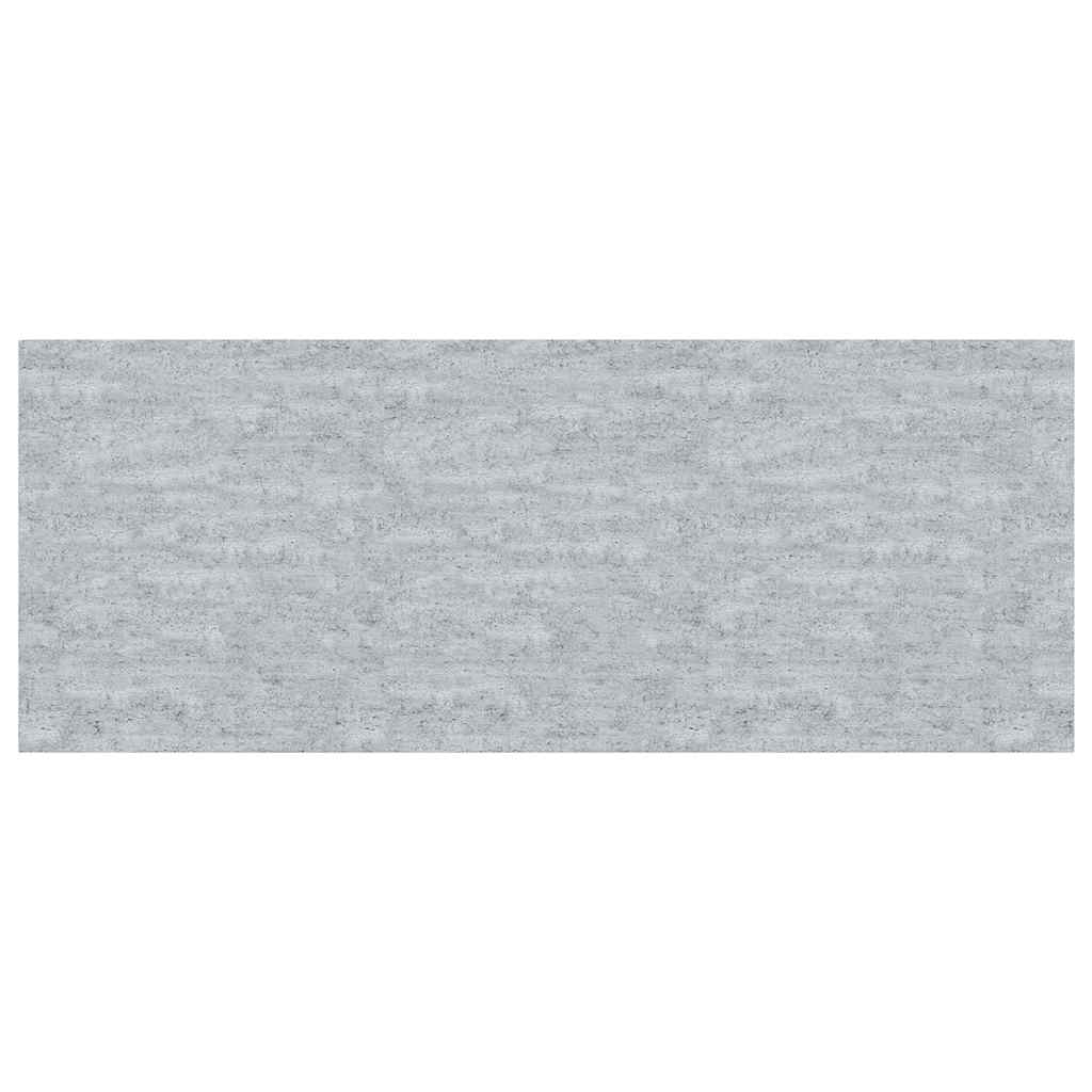 vidaXL Wall Shelf Concrete grey Honeycomb MDF, metal Medium