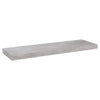 Floating Wall Shelf Concrete Grey 80x23.5x3.8 cm MDF