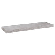 Floating Wall Shelf Concrete Grey 80x23.5x3.8 cm MDF