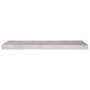 Floating Wall Shelf Concrete Grey 80x23.5x3.8 cm MDF