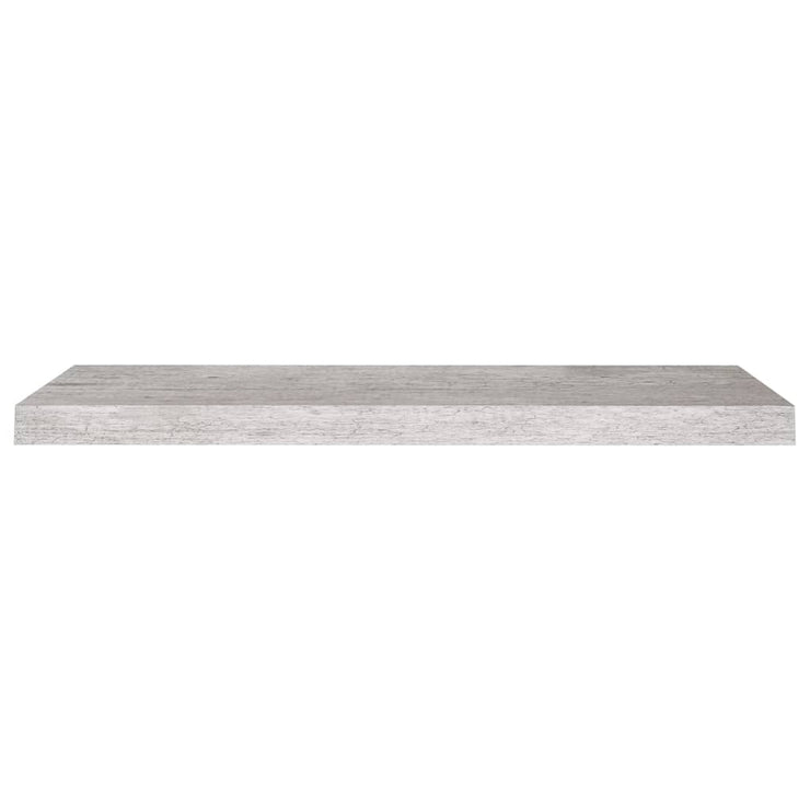 Floating Wall Shelf Concrete Grey 80x23.5x3.8 cm MDF