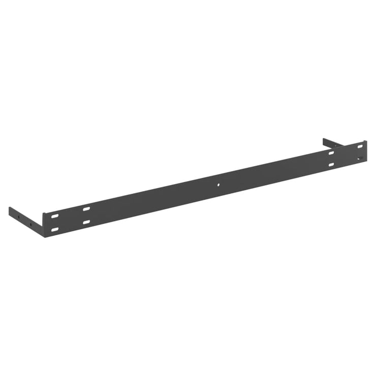 Floating Wall Shelf Concrete Grey 80x23.5x3.8 cm MDF