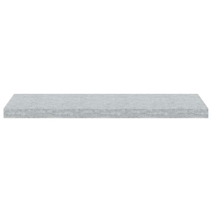 Floating Wall Shelves 2 pcs Concrete Gray 31.5"x9.3"x1.5" MDF