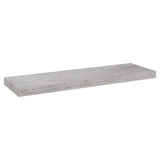 Floating Wall Shelves 4 pcs Concrete Grey 80x23.5x3.8 cm MDF