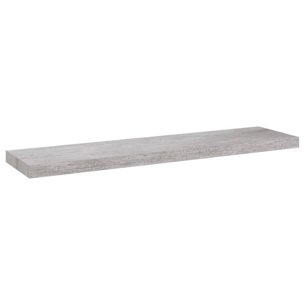 Wall Shelf Gray Honeycomb MDF, metal 35.4 in long Wall Shelf