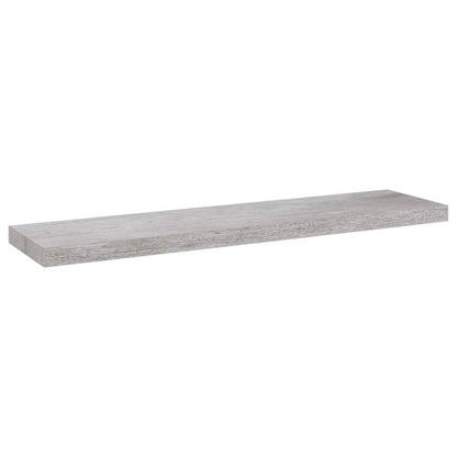 Wall Shelf Gray Honeycomb MDF, metal 35.4 in long Wall Shelf