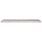 Floating Wall Shelves 2 pcs Concrete Grey 90x23.5x3.8 cm MDF