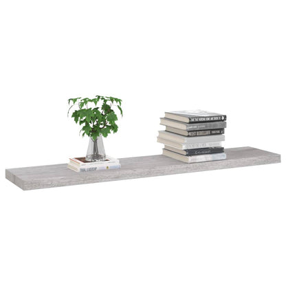 Wall Shelf Concrete grey Honeycomb MDF Wall mounting Wall Shelf