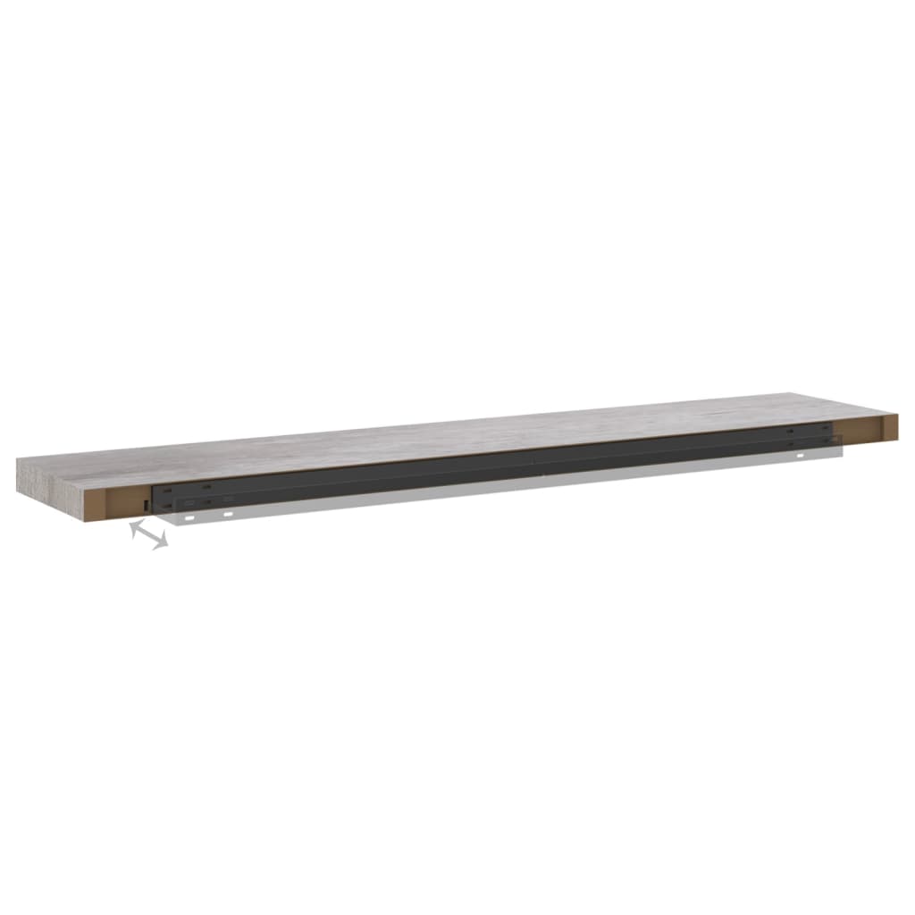 Wall Shelf Concrete grey Honeycomb MDF Wall mounting Wall Shelf