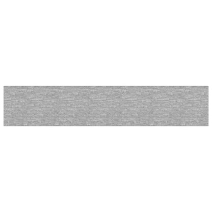 Floating Wall Shelves 2 pcs Concrete Grey 120x23.5x3.8 cm MDF