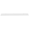 Wall Shelves 4 pcs High Gloss White 100x9x3 cm