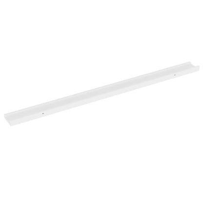 Wall Shelf Set of 2 White MDF 45.3 x 3.5 x 1.2 in Wall mounting