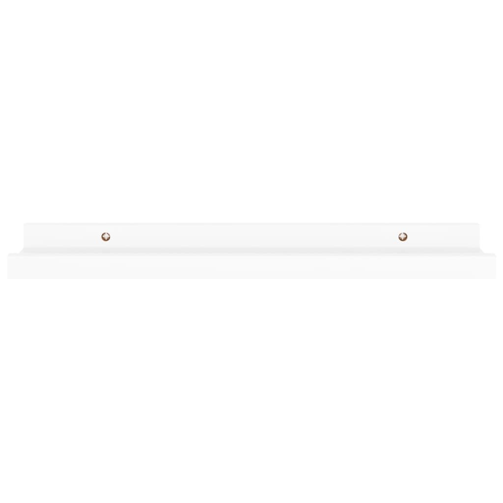 Wall Shelves 4 pcs White 40x9x3 cm