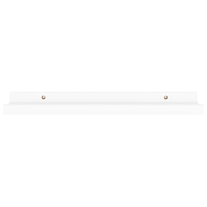 Wall Shelves 4 pcs White 40x9x3 cm