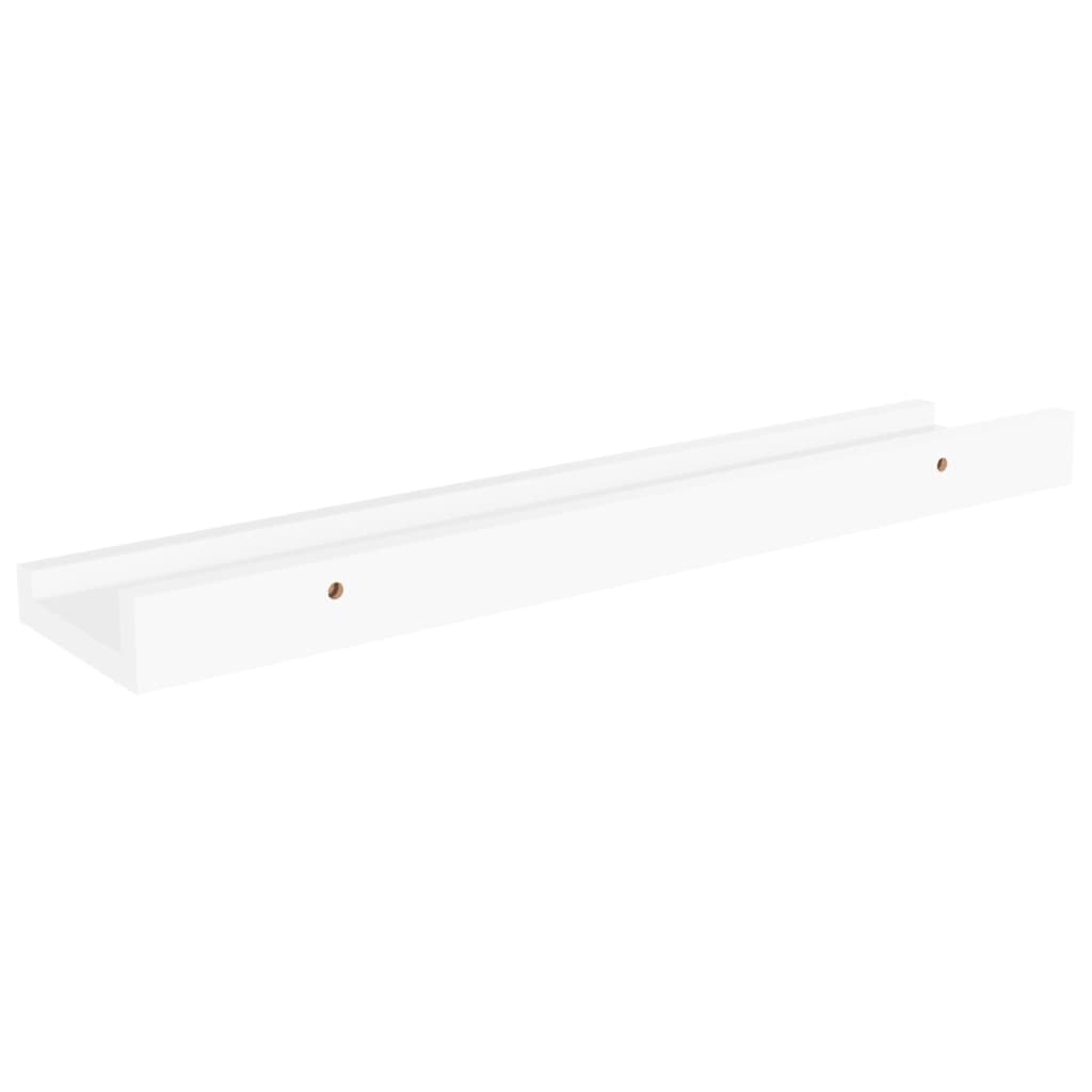 Wall Shelves 4 pcs White 40x9x3 cm