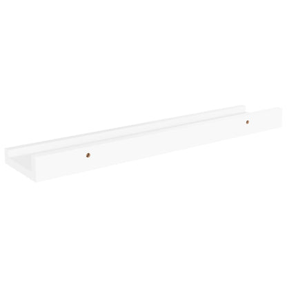 Wall Shelves 4 pcs White 40x9x3 cm