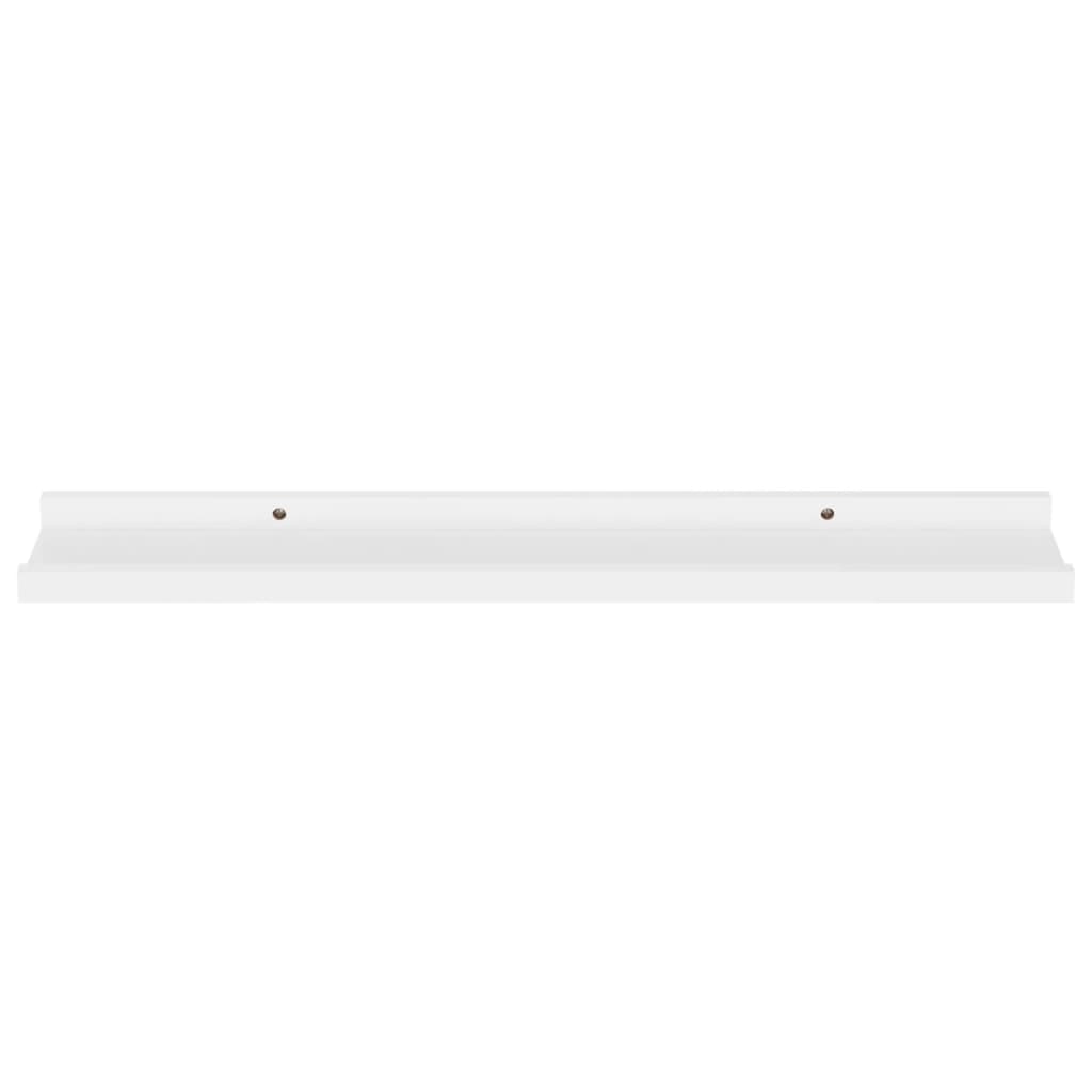 Wall Shelves 4 pcs White 60x9x3 cm