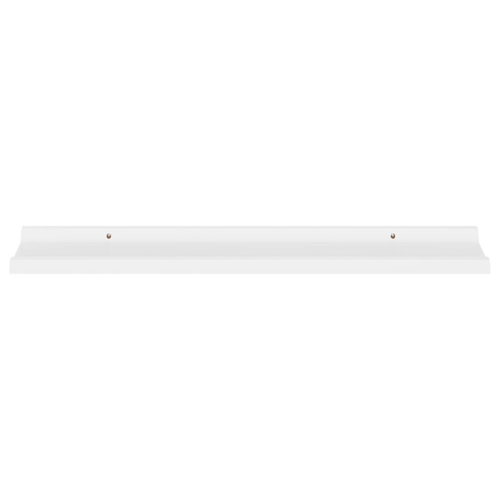 Wall Shelves 4 pcs White 80x9x3 cm