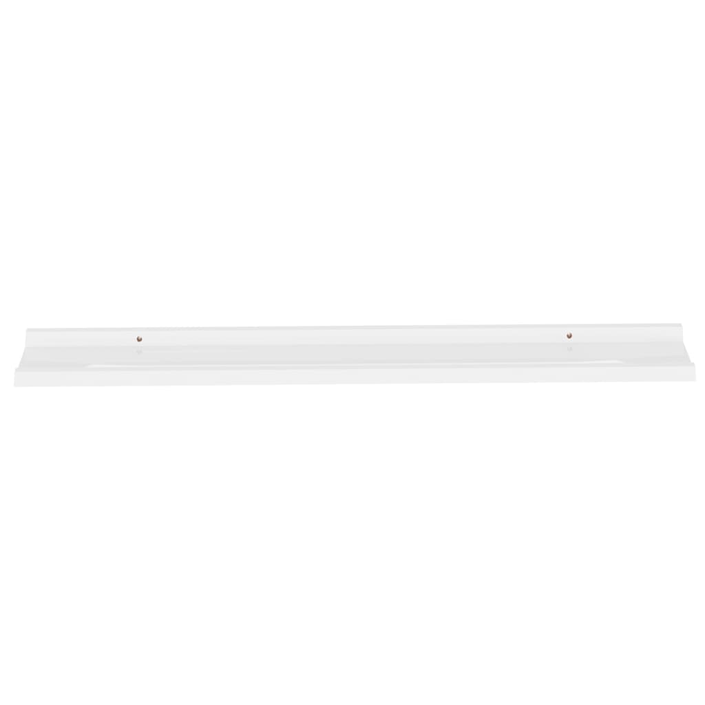 Wall Shelves 4 pcs White 100x9x3 cm